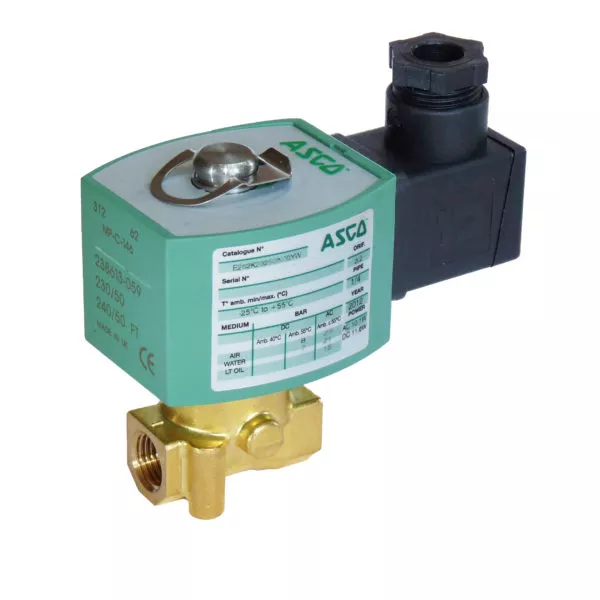 VAN ĐIỆN TỪ ASCO G262, SERIES 262, Brass Body, 230V AC, G1/8, 2/2 NC