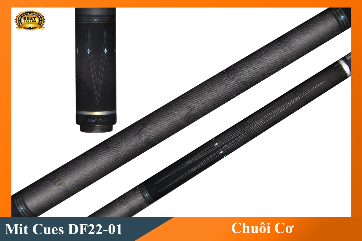 Cơ, Gậy Bi-a Mit Cues DF22-01 02 Ngọn (Ngọn Nguyên Bản, Ngọn Carbon Mit)