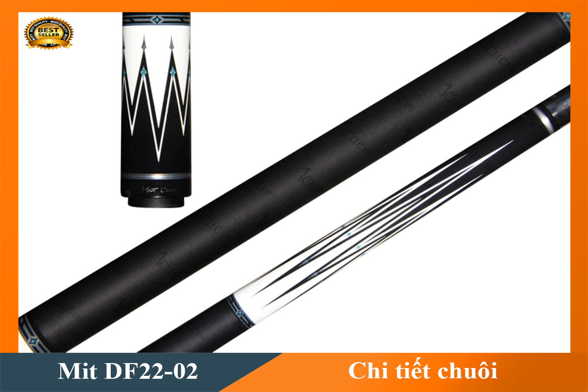 Cơ, Gậy Bi-a Mit Cues DF22-01 02 Ngọn (Ngọn Nguyên Bản, Ngọn Carbon Mit)