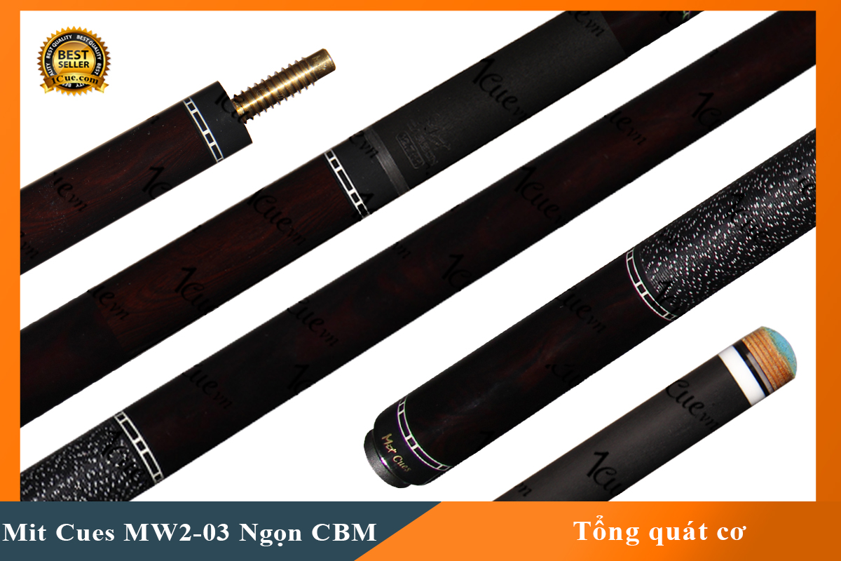 Cơ, Gậy Bi-a Mit Cues MW2-03 2 ngọn 1Cues.vn  