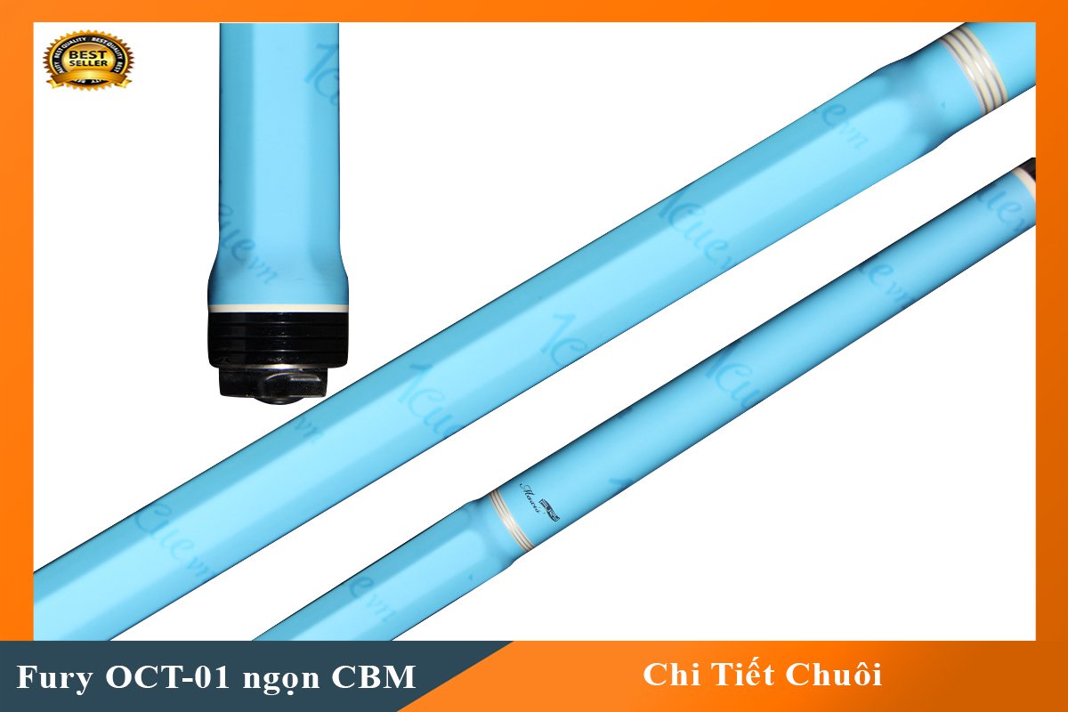 Cơ,Gậy Bi-a Fury OCT-01 ngọn carbon Mit | 1Cue.vn