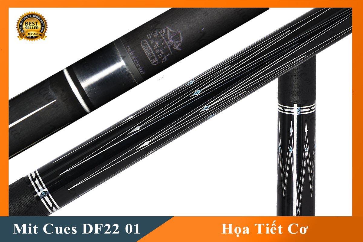 Cơ, Gậy Bi-a Mit Cues DF22 01 Ngọn CarbonRhino  | 1Cue.vn