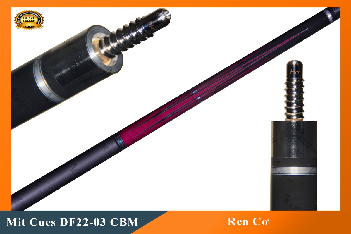 Cơ,Gậy Bi-a Mit Cues DF22-03 ngọn carbon Mit | 1Cue.vn