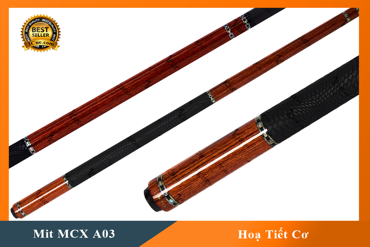 Cơ, Gậy Bi-a Mit Cues MCX-A03 (Ngọn Mit Carbon) | 1Cue.vn