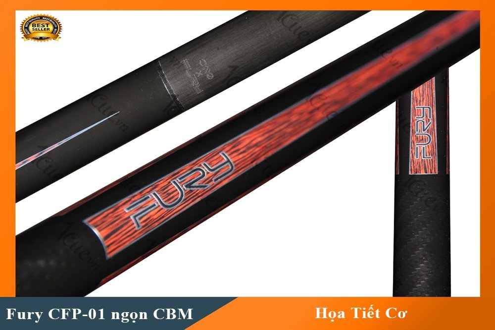 Cơ,Gậy Bia Fury CFP-01 ngọn carbon Mit | 1Cue.vn