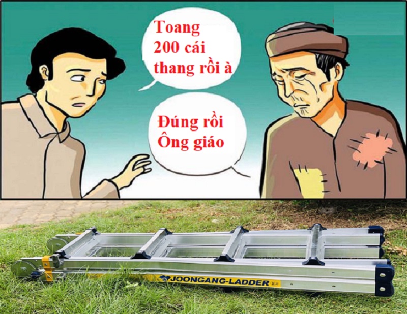 Toang rồi, 200 chiếc thang Toang trong một tháng rồi ông giá ạ