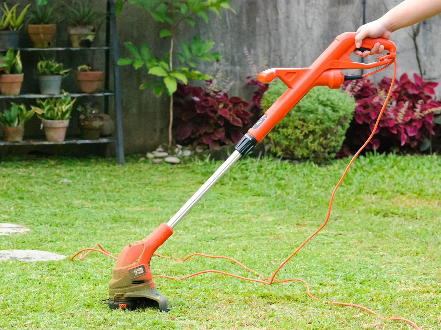 máy cắt cỏ chạy điện