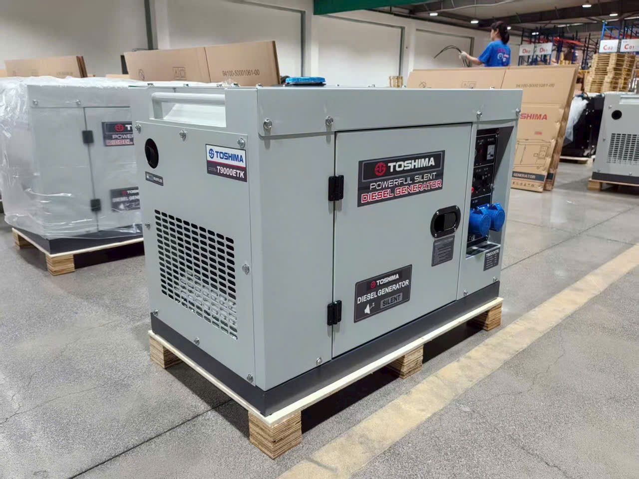 Máy Phát Điện Chạy Dầu 7Kw Toshima T90E