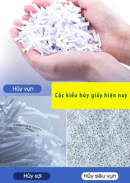 Các loại máy hủy tài liệu