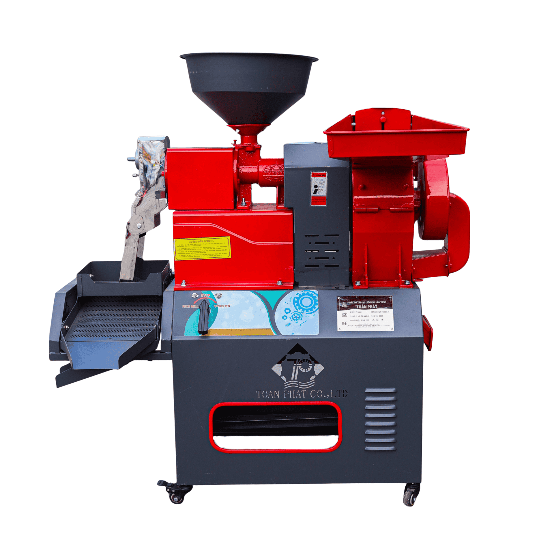 Các loại máy xát thóc phổ biến hiện nay