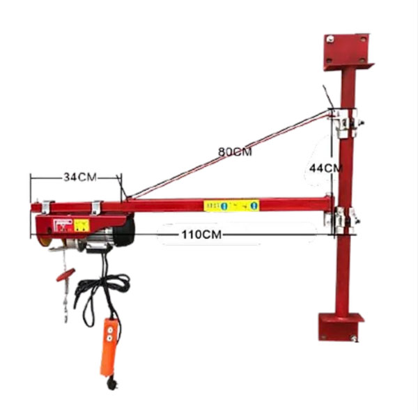 Lưu ý khi lắp đặt máy tời treo