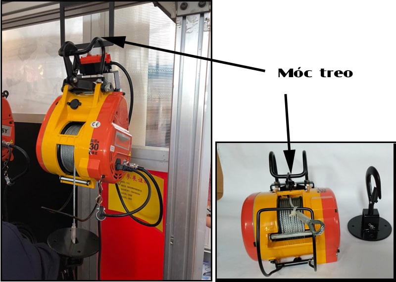 Hướng dẫn cách lắp đặt máy tời treo