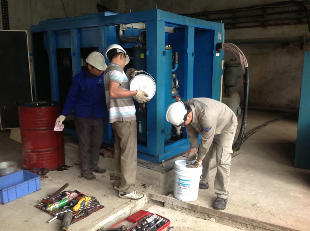 Cách sửa chữa máy nén khí bị rò rỉ khí