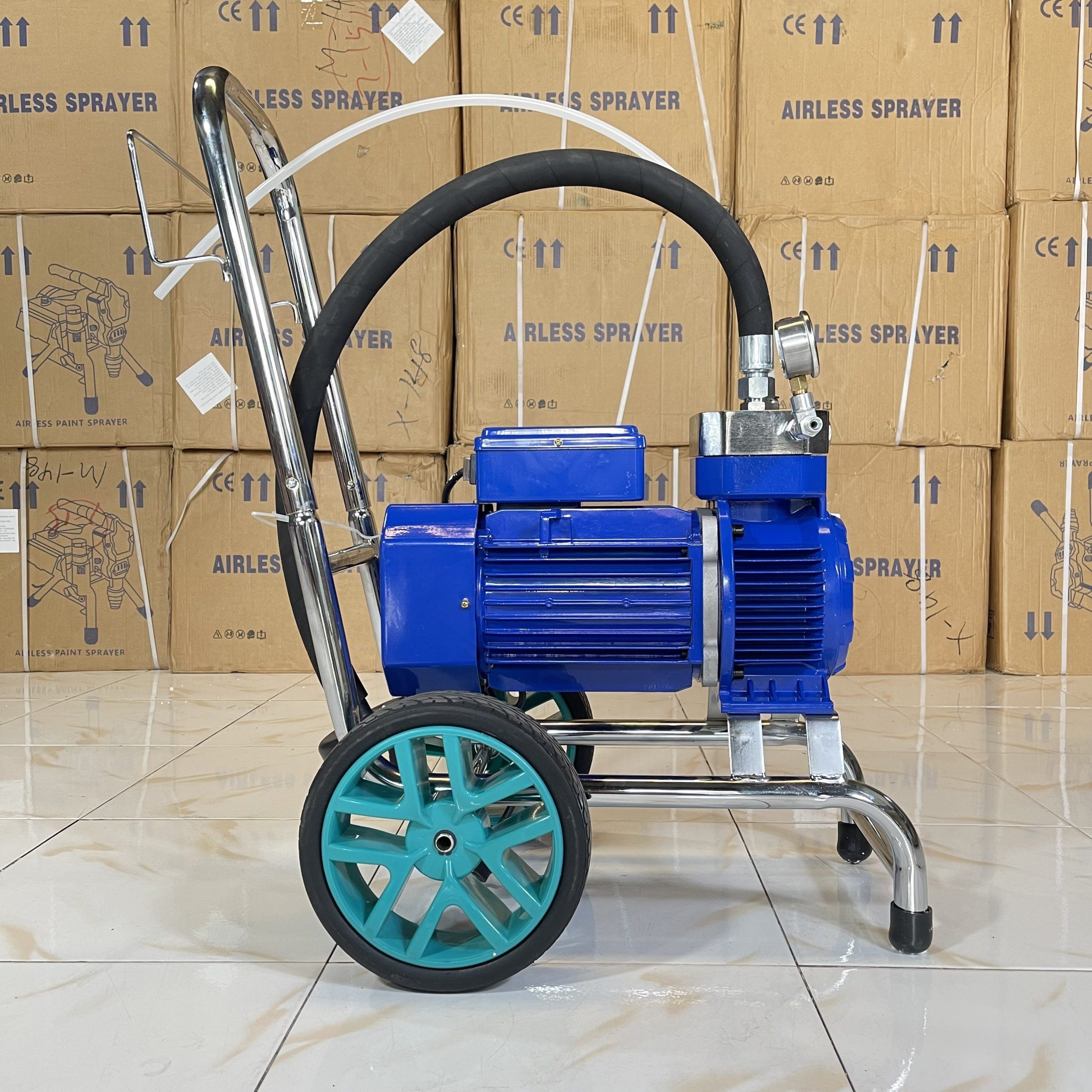Cấu tạo cơ bản của máy phun sơn