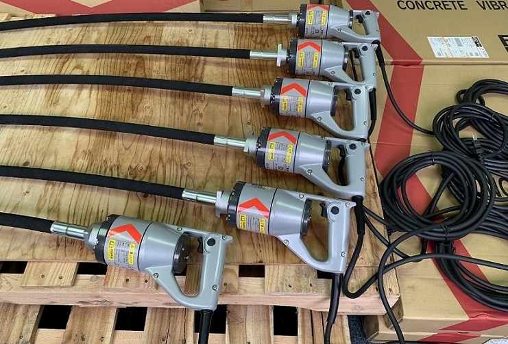 Cấu tạo của đầm dùi bê tông cầm tay