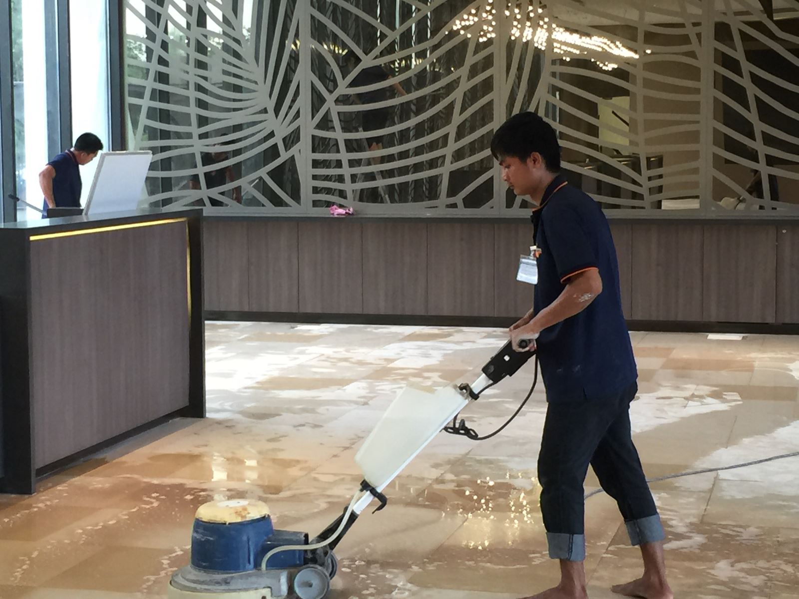 máy chà sàn đơn