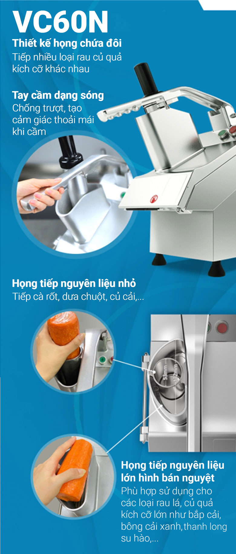 Thiết kế tối ưu, vận hành tiện lợi