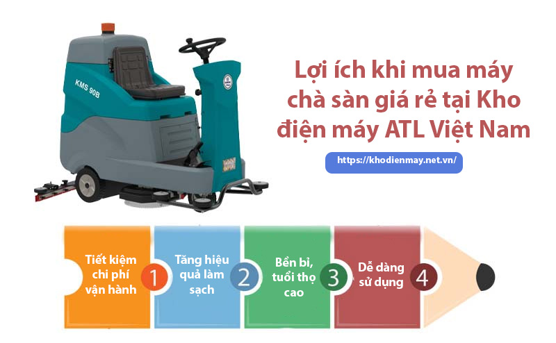 Lợi ích khi mua máy chà sàn giá rẻ tại Kho điện máy ATL Việt Nam