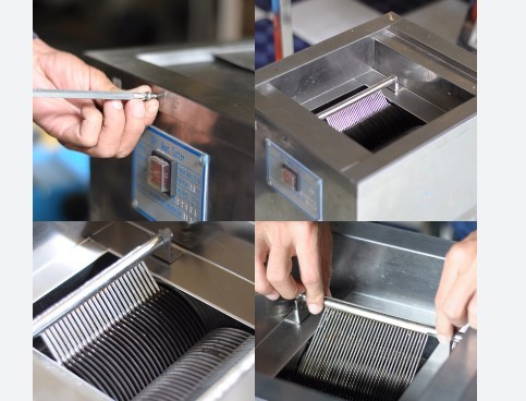 mài dao máy thái thịt tươi sống