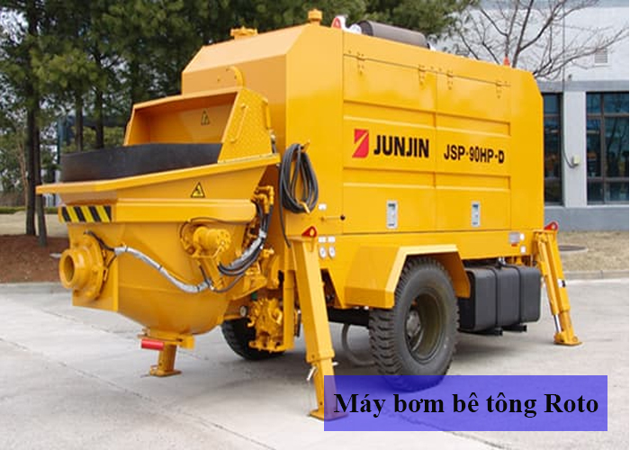 máy bơm bê tông roto