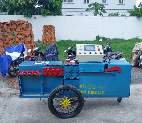 Máy Bẻ Đai Tự Động Dạng Máy Nằm( có bánh xe to )