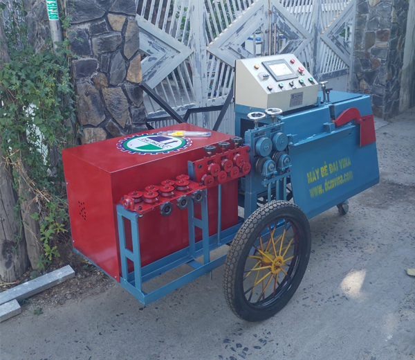 Máy Bẻ Đai Tự Động Dạng Máy Nằm( có bánh xe to )