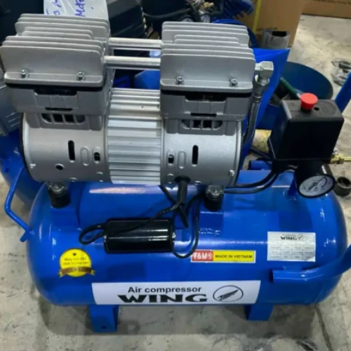 Máy Nén Khí Không Dầu Giảm Âm Wing 3/4HP TW-OF550-12L