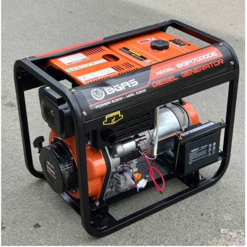Máy Phát Điện Chạy Dầu Diesel 5.5KW BGAS BGA7000DE
