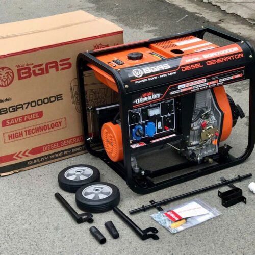 Máy Phát Điện Chạy Dầu Diesel 5.5KW BGAS BGA7000DE