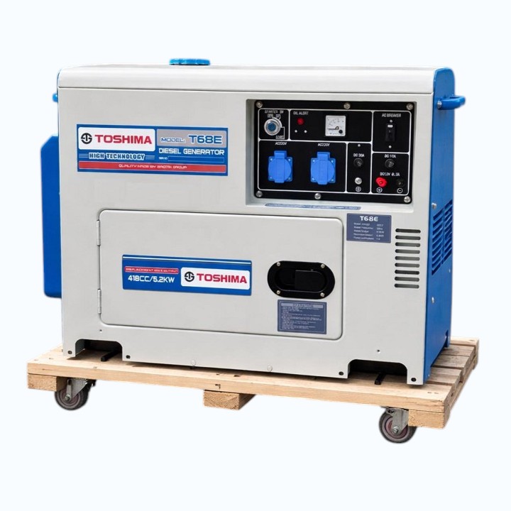 Máy phát điện chạy dầu 5Kw Toshima T68ES