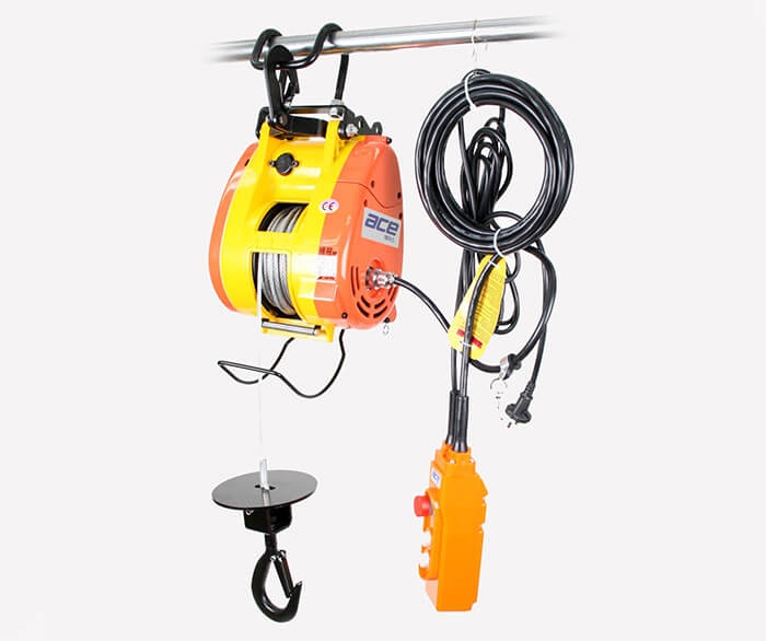 Máy tời điện phổ biến: Máy tời điện mini