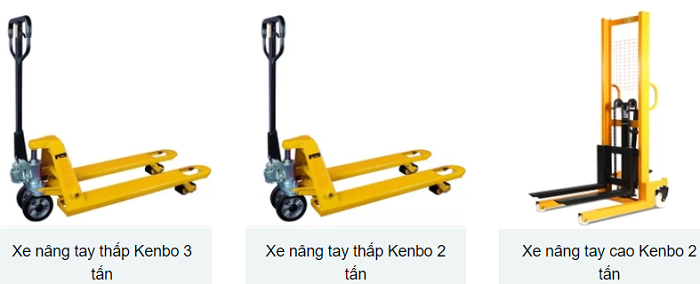 Một số loại xe nâng hàng được sử dụng phổ biến