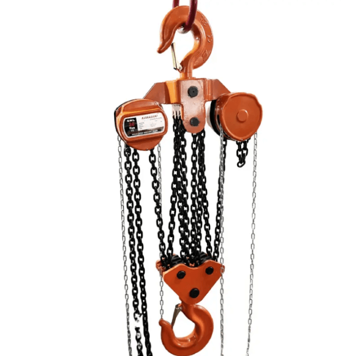 Sử dụng pa lăng sai mục đích