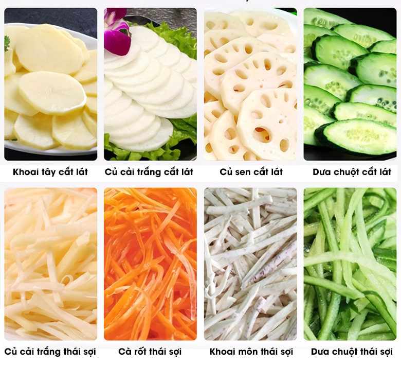 Thái đa năng với nhiều kích thước khác nhau