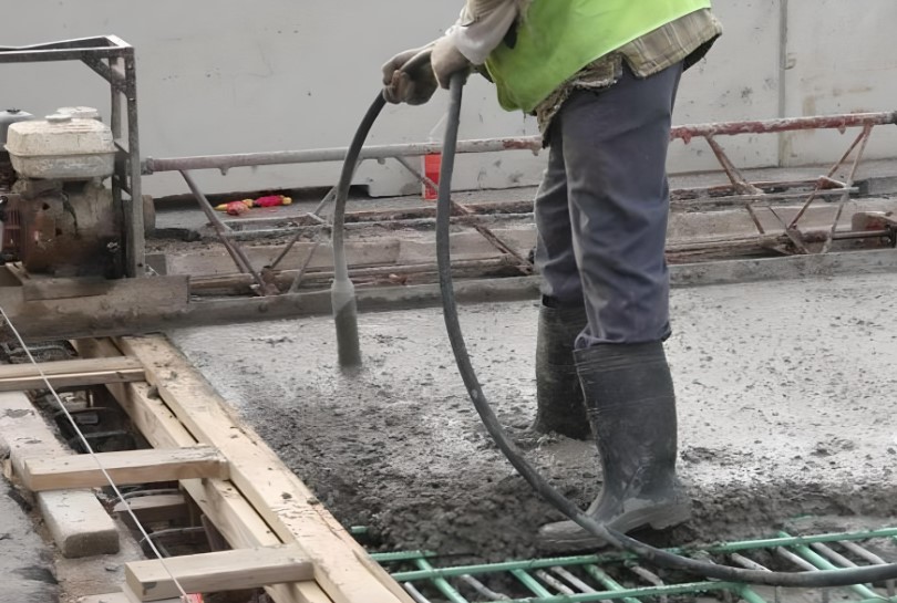 Ứng dụng của máy đầm dùi trong xây dựng