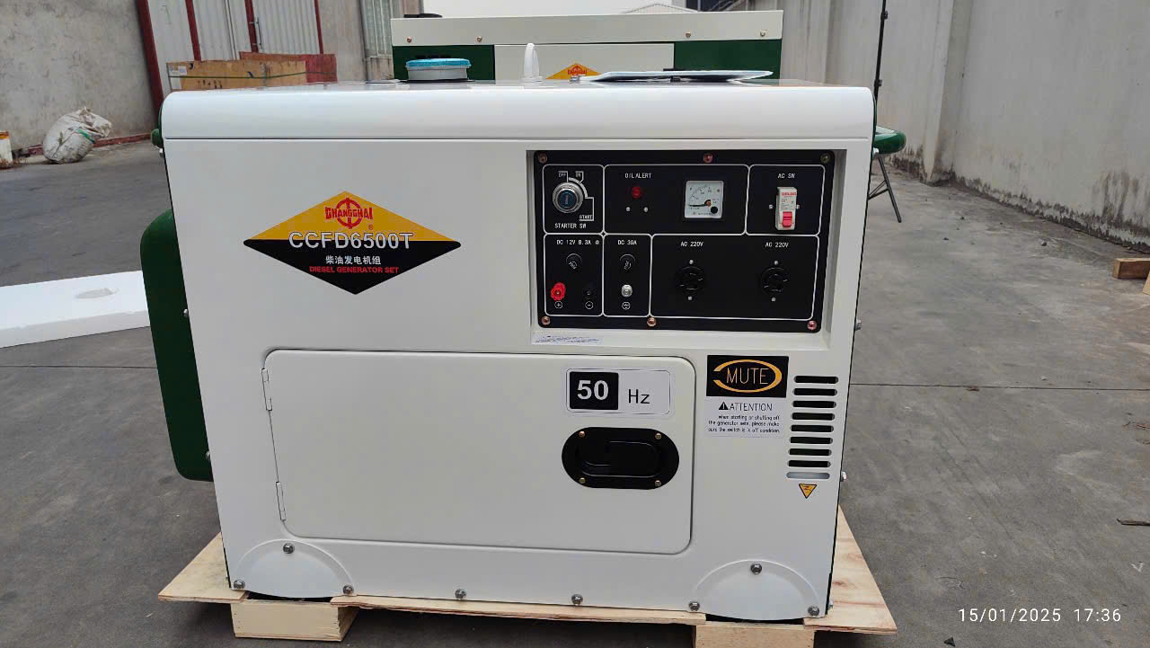 Máy phát điện chạy dầu Changchai CCDF6500T