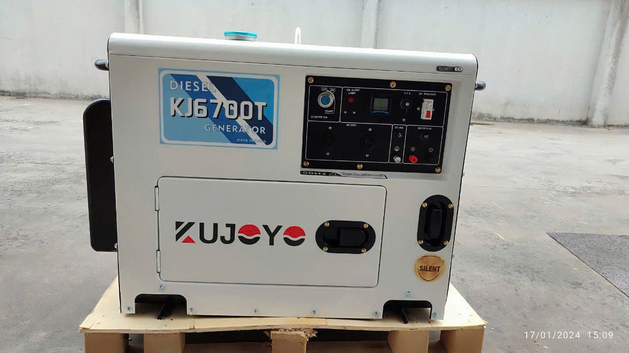 Máy phát điện chạy dầu 5kw Kujoyo KJ6700T