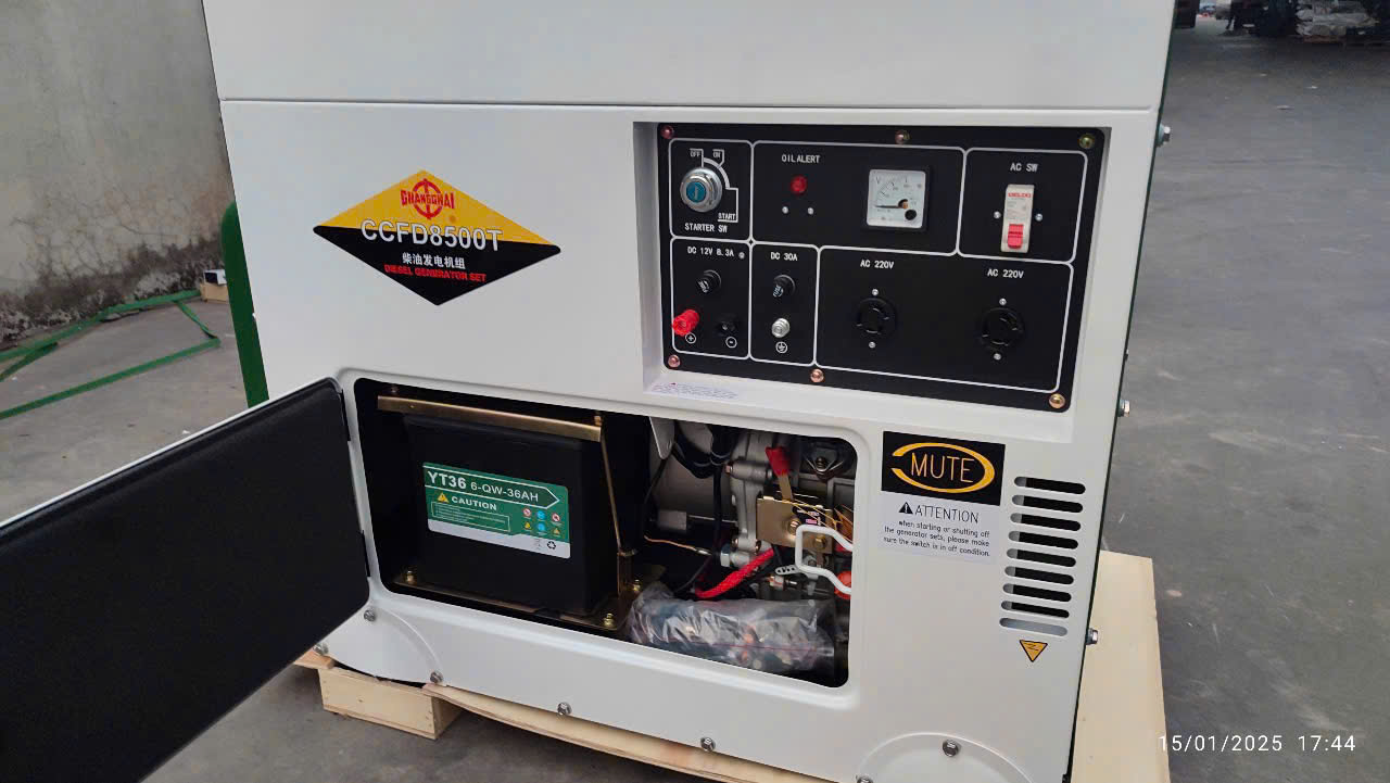 Máy phát điện chạy dầu Changchai CCDF8500T