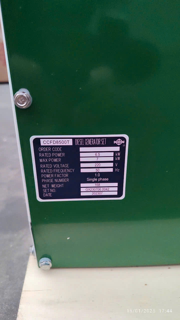 Máy phát điện chạy dầu Changchai CCDF10000T