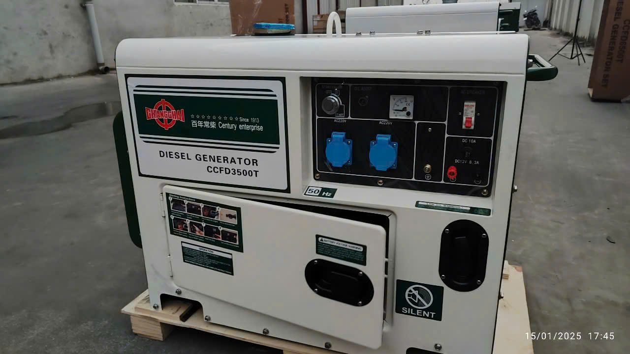 Máy Phát Điện Chạy Dầu Changchai 3Kw CCFD3500T