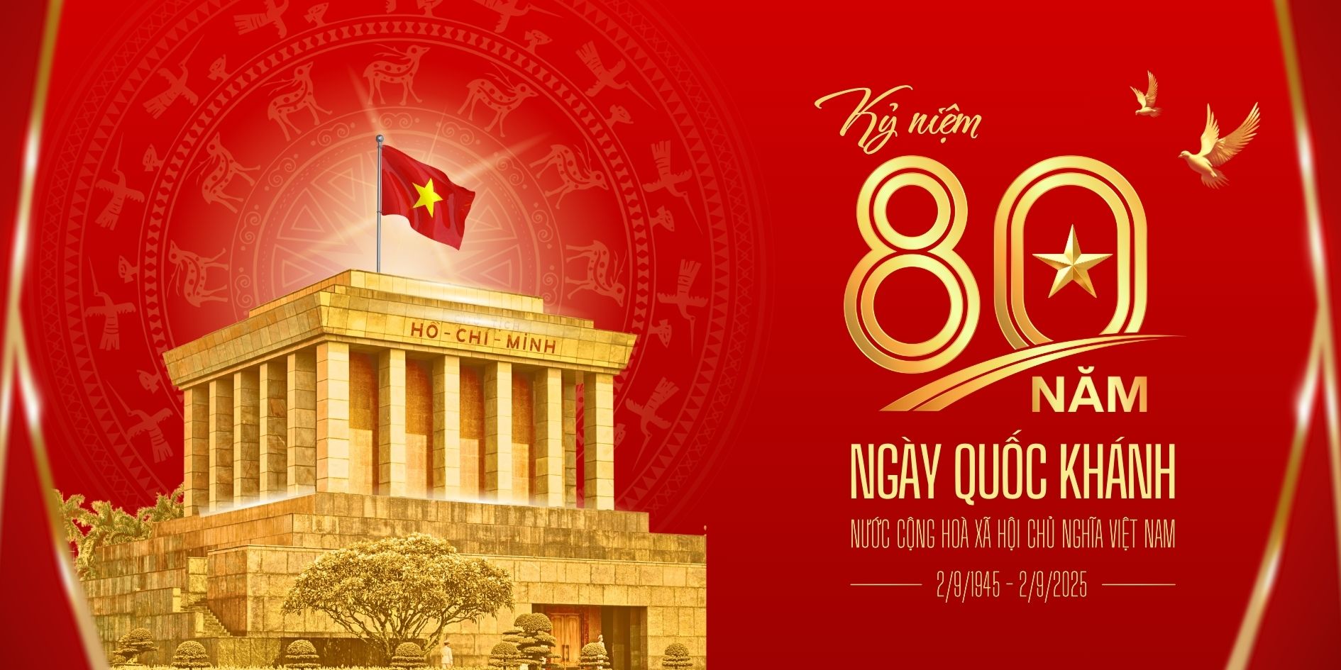 Banner quốc khánh 2/9/2025