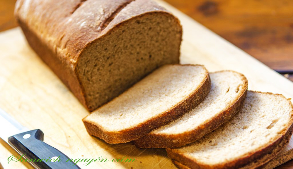 cách làm bánh sandwich từ bột mỳ nguyên cám