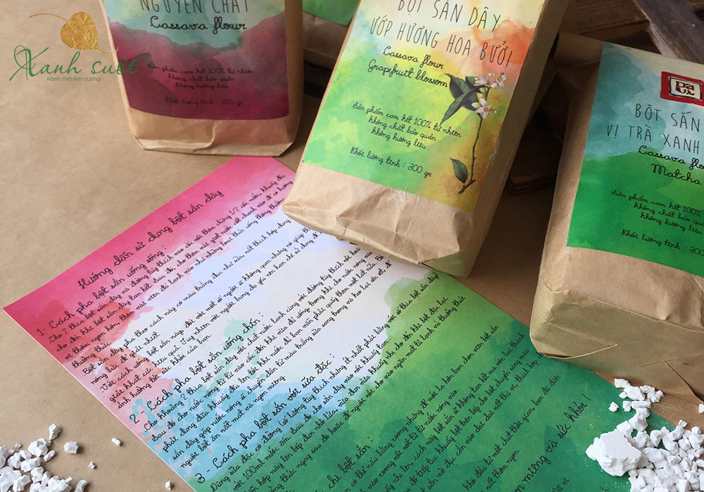 Bột sắn dây Dã vị hương matcha