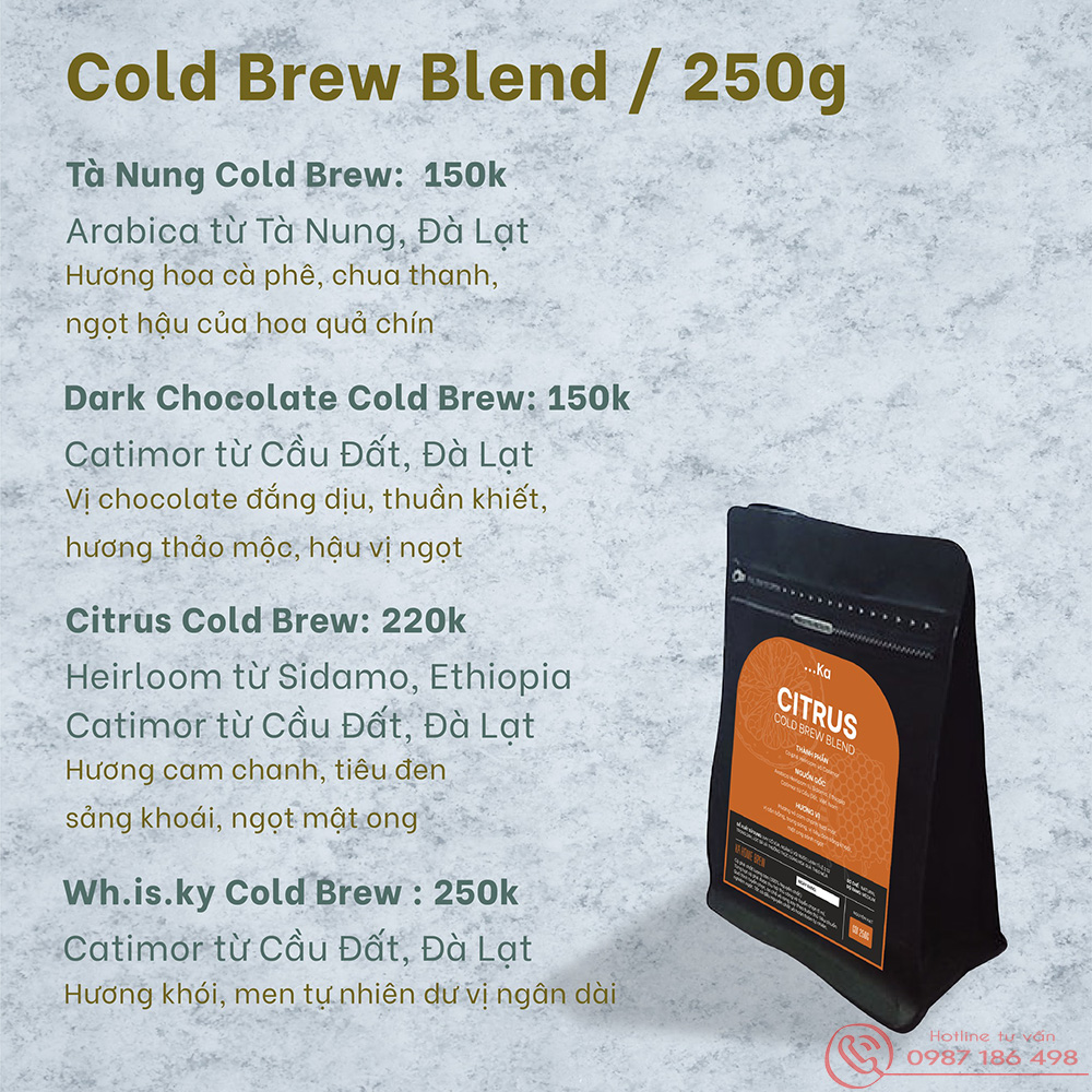 Mua cafe pha cold brew ở đâu