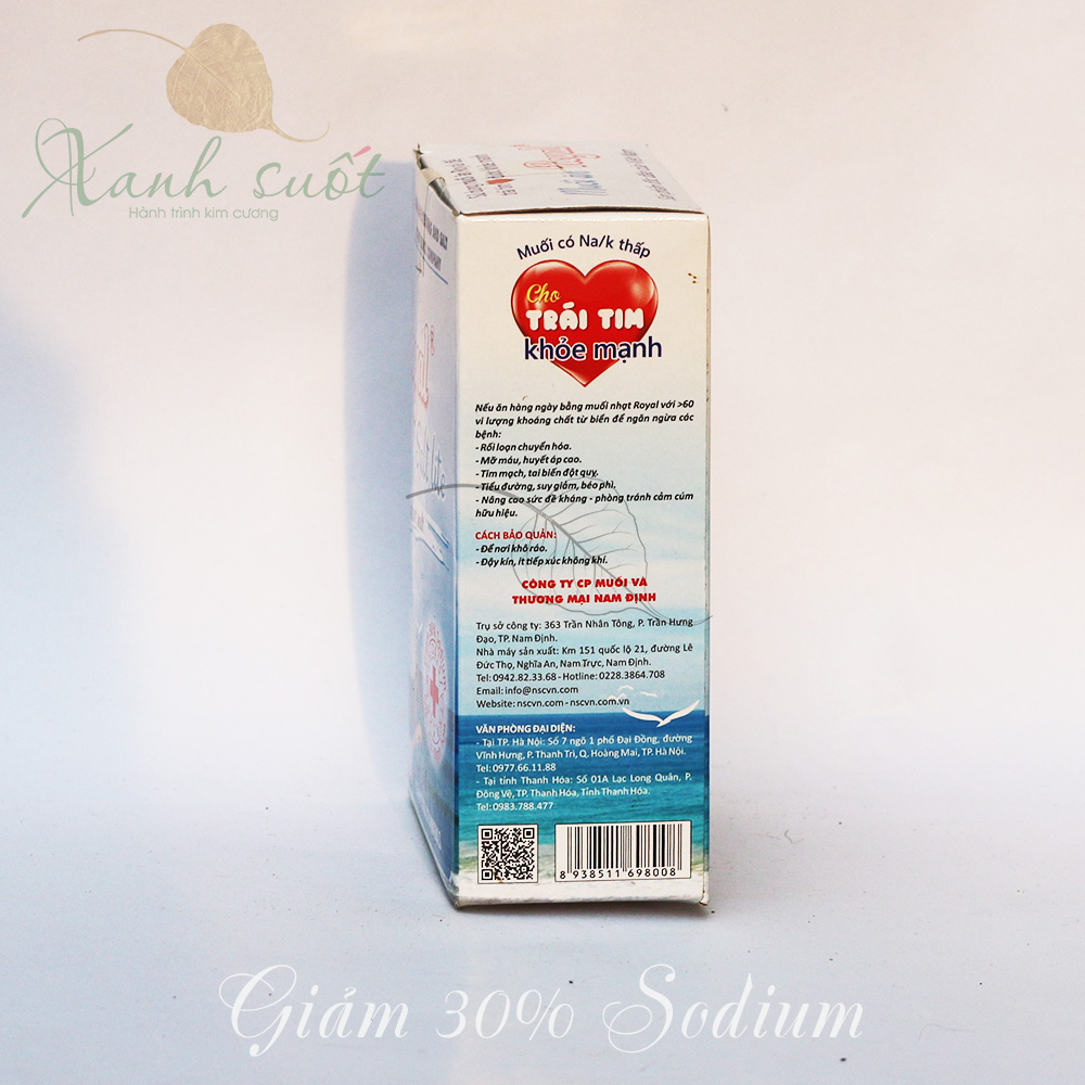 Muối cho người tiểu đường, huyết áp cao