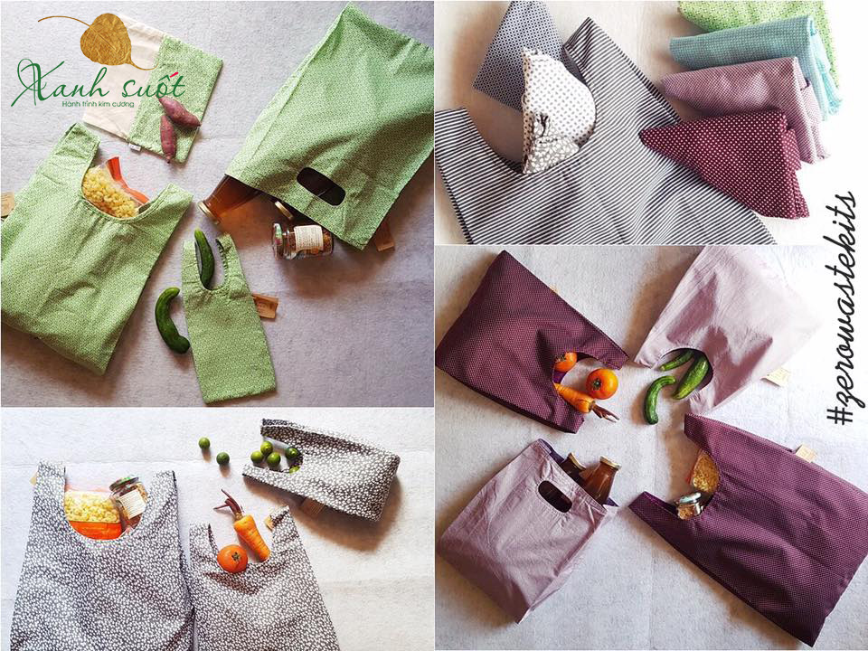 Túi vải nhỏ gọn dễ thương