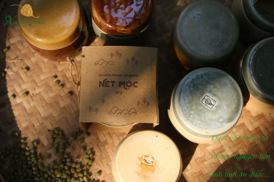 Rửa mặt và massage greenoo từ thảo dược tự nhiên