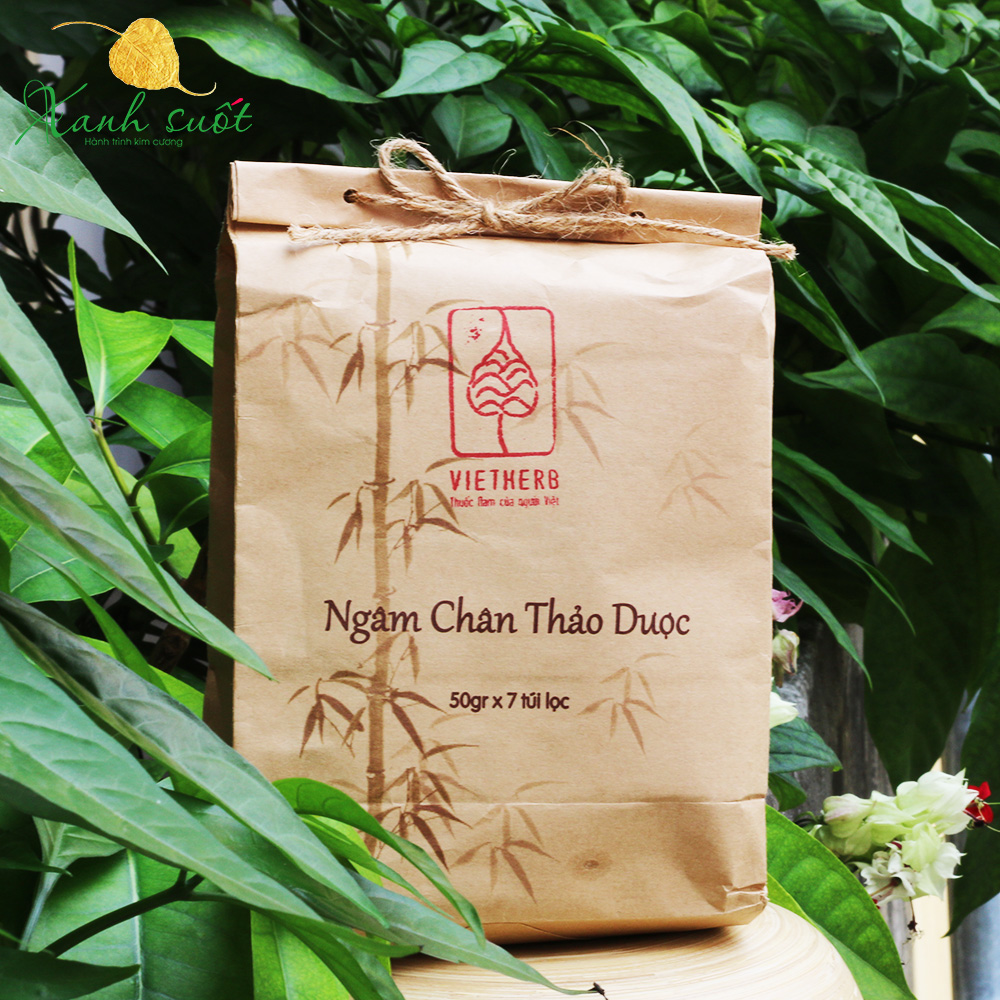 ngâm chân bằng thảo dược của cụ Hoàng Văn Tài- Lạng Sơn