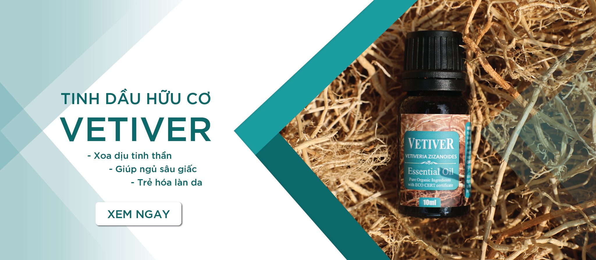 Tinh dầu hữu cơ Vetiver Ấn Độ