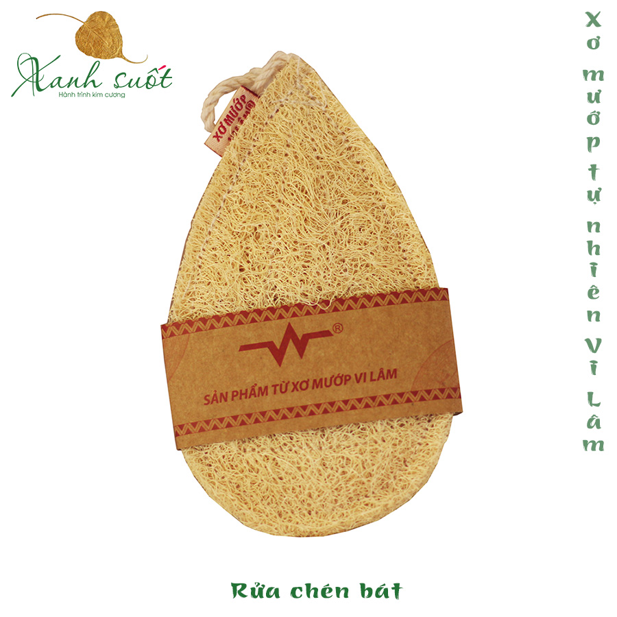 miếng rửa bát bằng xơ mướp